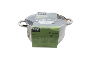 Каструля 5,8л з скляною кришкою 24см 26-238-127 Krauff