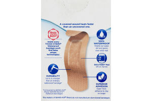Band-Aid Adhesive Bandages Tough Strips Waterproof - 26 CT