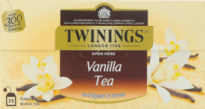 Чай черный с ароматом ванили Twinings к/у 25х2г