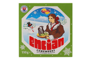 Сир Камамбер Encian з зеленим перцем 45% 110г Tami
