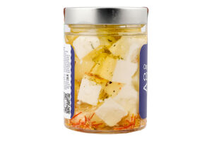 Сир м'який А2 Фелата в рослинній олії з спеціями 340г твіст/б Молочний світ