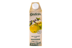 Сік яблучний неосвітлений Galicia т/п 1л