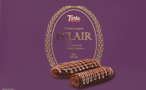 Пирожные заварные Эклер с какао Tarta к/у 250г