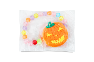 Браслет д/хелловіну LED на батарейках 9*8см в асортименті