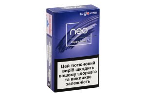 Изделие табакосодержащее для электрического нагревания с фильтром Neo Demi Royale boost 20шт