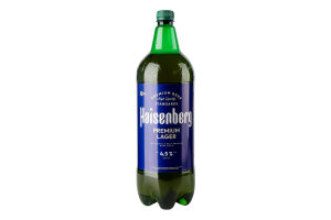 Пиво 1.8л 4.5% светлое фильтрованное пастеризованное Премиум Лагер Haisenberg п/бут