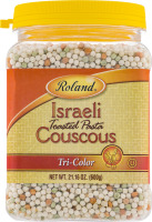 Roland Israeli Toasted Pasta Couscous Tri-Color