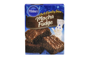 Pillsbury 13 x 9 Family Size Brownie Mix Mocha Fudge