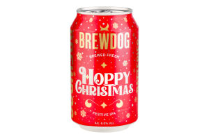 Пиво BrewDog Hoppy Christmas світле філ з/б