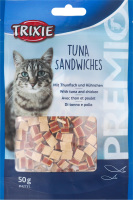 Ласощі д/котів Преміо Туна Сендвіч з тунцем 50г Тріксі