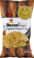 Ahold Bacon! Rippled Potato Chips Maple
