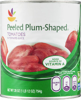 Ahold Tomatoes Peeled Plum Shaped in Tomato Juice