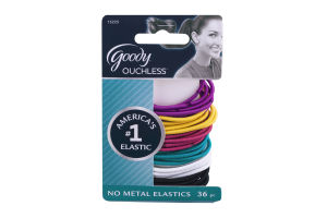 Goody Ouchless No Metal Elastics - 36 CT