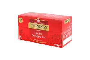 Чай English Breakfast чорний 25*2г Twinings