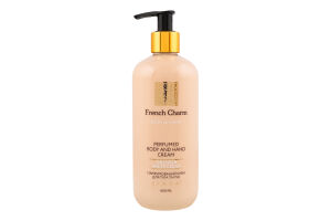 Крем д/тіла та рук French Charm Orchid&white cedar парфумований 400мл з дозатором Liora