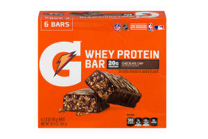 Gatorade Whey Protein Bar Chocolate Chip - 6 CT