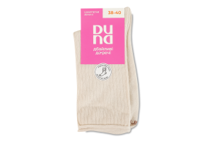 Шкарпетки жіночі Duna №3431 38-40 сіро-бежевий