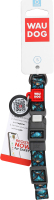 Нашийник д/собак Луска з QR адресником нейлон пластиковий фастекс р.S 15мм L25-35см WauDog