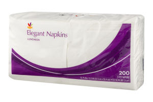 Ahold Elegant Napkins Luncheion - 200 CT