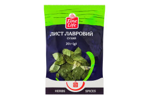 Лист лавровий сухий Fine Life м/у 20г