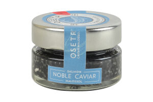 Икра сибирского осетра зернистая соленая Noble caviar Osetr в/с с/б 65г