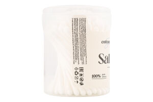 Палички ватні 100шт стакан Салв