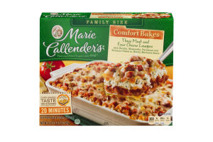 Marie Callender's Comfort Bakes Family Size Three Meat And Four Cheese Lasagna