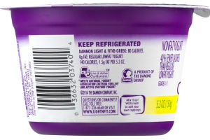 Dannon Light & Fit Greek NonFat Yogurt Citrus Blend