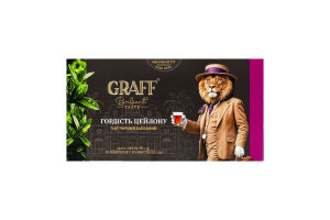 Чай чорний байховий Гордість Цейлону Graff к/у 20х2г