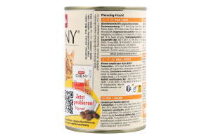 Корм д/котів з яловичиною та куркою 400г ж/б Карні