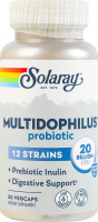 Добавка дієтична капсули пробіотик 20млрд КУО Multidophilus Solaray 50шт