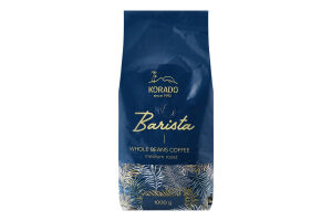 Кава Barista в зернах смажена 1кг м/у Korado