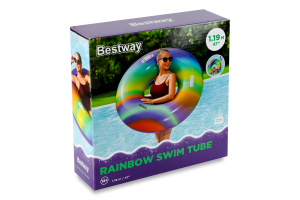 Коло надувне Веселка 119см 36352 Bestway