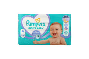 Подгузники для детей 9-14кг 4 Active Baby Pampers 46шт