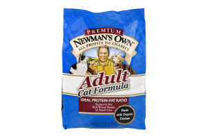 Newman's Own Premium Adult Cat Formula Organic Chicken