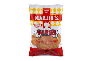 Martin's Bar-B-Q Waffle Potato Chips Value Size