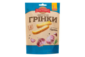 Грінки пшеничні Часник До Бочкового д/п 120г