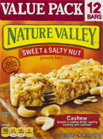 Nature Valley Sweet & Salty Nut Granola Bars Cashew - 12 CT