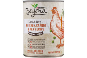 Purina Beyond Grain Free Ground Entree Dog Food Chicken, Carrot & Pea Recipe