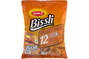 Osem Bissli BBQ Wheat Snacks Family Pack - 12 PK