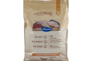 Companion Wholesome Formula Indoor Cat Food Chicken & Brown Rice Recipe