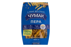 Изделия макаронные класс экстра группа А Перья Чумак м/у 400г