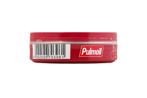 Льодяники зі смаком вишні та аронії без цукру з підсолоджувачами Pulmoll з/б 45г