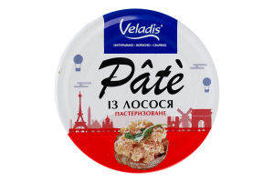 Пате із лосося пастеризоване Veladis з/б 100г