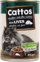 Корм д/дорослих котів з печінкою 415г ж/б з ключем Кетос