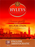 Чай черный байховый цейлонский цельнолистовой Английский аристократический Hyleys к/у 500г