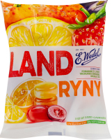 Карамель льодяникова з фруктами, мигдалем та смаком коли Land ryny E.Wedel м/у 90г