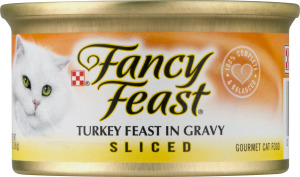 Fancy Feast Gourmet Cat Food Turkey Feast In Gravy Sliced