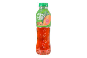 Чай холодный черный со вкусом персика и гибискуса Fuzetea п/бут 500мл