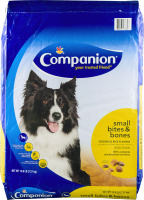 Companion Small Bites & Bones Dog Food Chicken & Rice Flavors